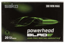 SAKO (TIKKA) JASPHB300WM170B PowerHead Blade 300WinMag 170gr 20 Per Box/10 Case, Centerfire Rifle Ammo