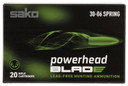 SAKO (TIKKA) PowerHead Blade 30-06Springfield 170gr 20 Per Box/10 Case, Centerfire Rifle Ammo