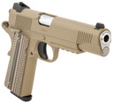 SDS Imports 10100549 1911 Raider Carry 9mm Luger 9+1 5 Stainless Steel Barrel, Flat Dark Earth Cerakote Serrated Slide, Steel Frame w/Beavertail & Pic Rail, Black/FDE Textured G10 Grips, Pistol