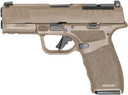 Springfield Armory HCP9379FOSP15 Hellcat Pro OSP Compact Frame 9mm Luger 15+1 3.70 Black Melonite Steel Barrel, Flat Dark Earth Cerakote Optic Ready/Serrated Steel Slide & Poly Frame w/Pic Rail, Adaptive Texture Grip, Pistol