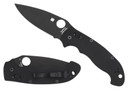 Spyderco C95GPBBK2 Manix 2 XL 3.85 Fold Plain Black DLC CPM S30V SS Blade/Black Textured G10 Handle Includes Pocket Clip, Knife