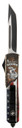 Templar Knife MNOR231 Gen II North Of Richmond Slim 3.43 OTF Tanto Plain Black Oxide 440C SS Blade, 5.05 Red/White/Blue w/Rich Men North of Richmond Aluminum Handle, Glass Breaker, Knife