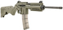 Kel-Tec SU22CAGRN SU22 Full Size 22 LR 26+1 16.10 Black Threaded Barrel, OD Green Pic Rail Poly Receiver, OD Green Synthetic w/Storage Compartment Stock, Rimfire Rifle