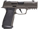 Sig Sauer 365AXGCA9LEGION P365 Legion Compact Frame 9mm Luger 17+1, 3.10 Blk Carbon  BBL, Legion Gray Cera Optic Ready/Ported/Serrated Stainless  Slide, Legion Gray Cera Stainless  Frame w/Beavertail & Pic Rail, Legion G, Pistol