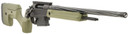 Stag SABR01030002 Pursuit 6.5 Creedmoor 5+1 20 Threaded/Fluted Sporter, Black Cerakote Barrel/Rec, OD Green OEM Hybrid Hunter Stock, TriggerTech Trigger, 20 MOA Scope Mount, Rifle