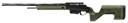 Stag SABR02030001 Pursuit 6.5 PRC 3+1 22 Threaded/Fluted Sporter, Black Barrel/Rec, OD Green OEM Hybrid Hunter Stock, TriggerTech Trigger, 20 MOA Scope Mount, Rifle
