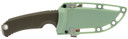 S.O.G SOG17060143 Tellus FX 4.20 Fixed Clip Point Plain Stonewashed Cryo 440C SS Blade, Olive Drab Textured GRN Handle, Blister Pkg, Knife