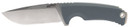 S.O.G SOG17060243 Tellus FX 4.20 Fixed Clip Point Plain Stonewashed Cryo 440C SS Blade, Wolf Gray Textured GRN Handle, Blister Pack, Knife