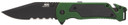 S.O.G SOG11520157 Escape ATK 2.0 EDC 3.40 Fold Clip Point Part Serrated Black Hardcased AUS-8A SS Blade, 4.60 Green/Black Aluminum Handle, Presentation Box, Knife