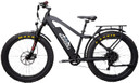 Bakcou E-bikes BS17BB25 Storm 25 Medium Matte Black 17 w/Stand Over Height of 30.50 Frame, Sram 9sp, 40t Front & Sram 11-34t Rear Cassette Bafang M620 Ultra Motor, Electric Bike