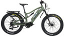 Bakcou E-bikes BS19GB25 Storm 25 Large Matte Army Green 19 w/Stand Over Height of 30.50 Frame, Sram 9sp, 40t Front & Sram 11-34t Rear Cassette Bafang M620 Ultra Motor, Electric Bike