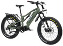 Bakcou E-bikes BS19GB25 Storm 25 Large Matte Army Green 19 w/Stand Over Height of 30.50 Frame, Sram 9sp, 40t Front & Sram 11-34t Rear Cassette Bafang M620 Ultra Motor, Electric Bike