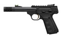 Browning 051594490 Buck Mark Micro Bull SR 22 LR 10+1 4 Matte Black Threaded Bull Barrel, Matte Black Optic Ready/Serrated Slide, Matte Black Aluminum Frame, Pic Rail, Black Overmolded URX Grip, Rimfire Pistol