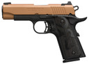 Browning 051993492 1911-380 Black Label Compact Frame 380 ACP 8+1 3.63 Matte Stainless Steel Barrel, Northern Lights Cerakote Serrated Steel Slide, Matte Black Aluminum/Composite Frame, Black Poly Grip, Pistol