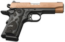 Browning 051993492 1911-380 Black Label Compact Frame 380 ACP 8+1 3.63 Matte Stainless Steel Barrel, Northern Lights Cerakote Serrated Steel Slide, Matte Black Aluminum/Composite Frame, Black Poly Grip, Pistol