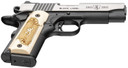 Browning 051999492 1911-380 Black Label Medallion Compact Frame 380 ACP 8+1 3.63 Stainless Steel Barrel, Stainless Steel w/Blackened Slide Flats Serrated Slide, Matte Black Poly Frame w/Beavertail, Maple Wood Grip, Pistol