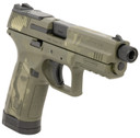 Girsan 390365 MC9 Disruptor 9mm Luger 17+1 4.60 Black Threaded Barrel, OD Camo Optic Ready/Serrated Steel Slide & Poly Frame w/Beavertail & Pic Rail, OD Camo w/Interchangeable Backstrap Grip, Ambi, Pistol