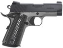 Girsan 392052 MC1911 SC Untouchable Sub-Compact Frame 45 ACP 6+1 3.40 Black Steel Barrel, Black Serrated Steel Slide, Stainless Frame w/Beavertail, Black Poly Grip, Pistol