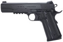 Girsan 392061 MC1911 S Untouchable Full Size Frame 9mm Luger 9+1 5 Black Steel Barrel, Black Serrated Steel Slide & Frame w/Beavertail & Pic Rail, Black Poly Grip, Pistol