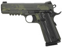 Girsan 392071 MC1911 C Untouchable Compact Frame 9mm Luger 9+1 4.40 Black Steel Barrel, OD Camo Serrated Steel Slide & Frame w/Beavertail & Pic Rail, Black Poly Grip, Pistol