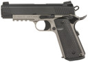 Girsan 392077 MC1911 C Untouchable Compact Frame 9mm Luger 9+1 4.40 Black Steel Barrel, Black Serrated Steel Slide, Stainless Steel Frame w/Beavertail & Pic Rail, Black Poly Grip, Pistol