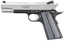 Ruger SR1911 Full Size 9mm Luger 9+1 5 Stainless Steel Barrel, Satin Stainless Steel Serrated Slide, Black Anodized Aluminum Frame w/Beavertail, Black/Gray G10 Grip, Pistol