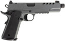 Tisas 10100557 1911 Night Stalker SF Full Size Frame 9mm Luger 8+1 5 Black Steel Threaded Barrel, Platinum Gray Cerakote Slide Serrated w/Slide Cuts & Steel Frame w/Beavertail & Pic Rail, Ambi, Pistol