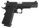 Tisas 12500002 1911 Duty DS 9mm Luger 17+1, 5 Black Steel Barrel, Black Serrated Steel Slide, Black Cerakote Steel Frame w/Beavertail & Pic Rail, Black Overmolded Grip, Ambi, Pistol