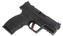Tisas 15000302 PX-9 Carry 9mm Luger 15+1, 3.50 Black Carbon Steel Barrel, Black Tennifer Optic Ready/Serrated Carbon Steel Slide, Black Tennifer Poly Frame w/Beavertail & Pic Rail, Black w/Interchangeable Backstrap Grip, Pistol