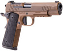 Sig Sauer 1911XR45CXR3 1911 XSeries Full Size Frame 45 ACP 8+1 5 Black DLC Carbon Steel Barrel, Coyote PVD Optic Cut/Serrated Stainless Steel Slide & Frame w/Beavertail & Pic Rail, Black G10 Grip, Pistol
