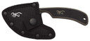 Browning 3220323 Cutoff 2.50 Fixed Skinner Plain Black Black Oxide Stonewashed 9Cr14MoV SS Blade, Black/Tan G10 Handle, Knife