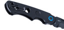 CRKT 2606 A.B.C. 3.39 Fold Tanto Veff Serrated Black Oxide 12C27 Sandvik Blade, Black Textured G10 Handle, Knife