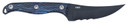 CRKT 2709B Clever Girl 4.60 Fixed Veff Serrated Black Powder Coated SK-5 Steel Blade, Blue Marbled G10 Handle, Knife