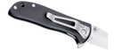 CRKT 6450D2 Drifter EDC 2.88 Fold Drop Point Plain Stonewashed D2 Steel Blade, Black Textured G10 Handle, Knife