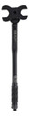 Wheeler 1199466 Barrel Nut Crowfoot Wrench Black Steel