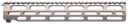 Vktr Industries V40051016010R VK-1 Handguard Magpul FDE M16 12.60 Long, Forend