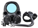 Meprolight USA 0687743 MOR PRO Black 1 x 30 mm 2.2 MOA Dot/Bullseye Reticle Green & IR Laser