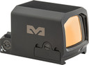 Meprolight USA 901141272 MPO PRO-F Black 1x, 3 MOA/33 MOA 3 MOA Red Dot/33 MOA Red Bullseye/Ring Multi Reticle Reticle