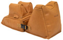 Allen 15125 Shooting Rest Combo Filled Front & Rear Light Brown Leather