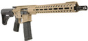 Live Free Armory LFBRL84012 Battle Rifle Lite 5.56 NATO 30+1 16 Blk Nitride Threaded Government BBL, Flat Dark Earth Cera Pic Rail Alum Receiver, 15 M-LOK Handguard, Blk Thril Combat Competitive Poly Stock, Thrill Rugged Tactical, Rifle