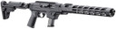 Ruger 19140 PC Carbine 9mm Luger 17+1 16.12 Black Fluted Threaded Barrel, Black Hard Coat Anodized Pic Rail Aluminum Receiver, M-LOK Handguard, Black Synthetic Fold Adj Stock, Black Poly Grip, Ambi, Rifle