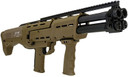 Standard Mfg DP12 DP-12 12 Gauge Pump 3 in 14+2 18.88 in FDE Double Barrel, Black Picatinny Rail Aluminum Receiver, Picatinny Handguard, Flat Dark Earth Synthetic Stock
