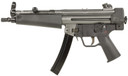 PTR 604 9CT 9mm Luger 20+1 8.86, Gray Rec, Black Poly Furniture, 3-Lug Adapter, Rotary/Hooded Sights, Tactical Pistol