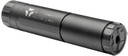 Advanced Armament 64283 Halcyon 22 Cal Rimfire Rated Up To 5.7x28mm, Modular Design, Black Titanium/Steel, 1/2 in-28 tpi DT Mount