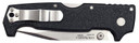 Cold Steel CS62K1Z SR1 Lite 4 Fold Clip Point Plain Stonewashed 8Cr14MoV SS Blade, 5.63 Black Textured Griv-Ex Handle, Knife