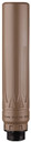 Dead Air NOMADLTIXCXENOFDE Nomad LTI XC Xeno Suppressor, 30 Cal 1.76 in Flat Dark Earth Grade 5 6A1-4V Titanium