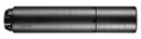 Dead Air WOLFMAN Wolfman Suppressor, Modular 9mm Luger 1.61 in Black Cerakote 17-4 Stainless Steel 1/2 in-28 tpi