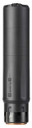 Gemtech 13700 Neutron Suppressor, 7.62mm Cal, Rated Up To 300 Win Mag, Black Stainless Steel/Titanium Tube