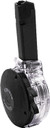 Kci KCIMZ028 Drum Magazine 50rd 40 S&W Compatible w/ Glock 22/23/24/27/35 Black Hardened Steel/Poly, Magazine