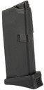 Kci KCIMZ053 6rd 9mm Compatible w/ Glock 43 Black Poly, Magazine